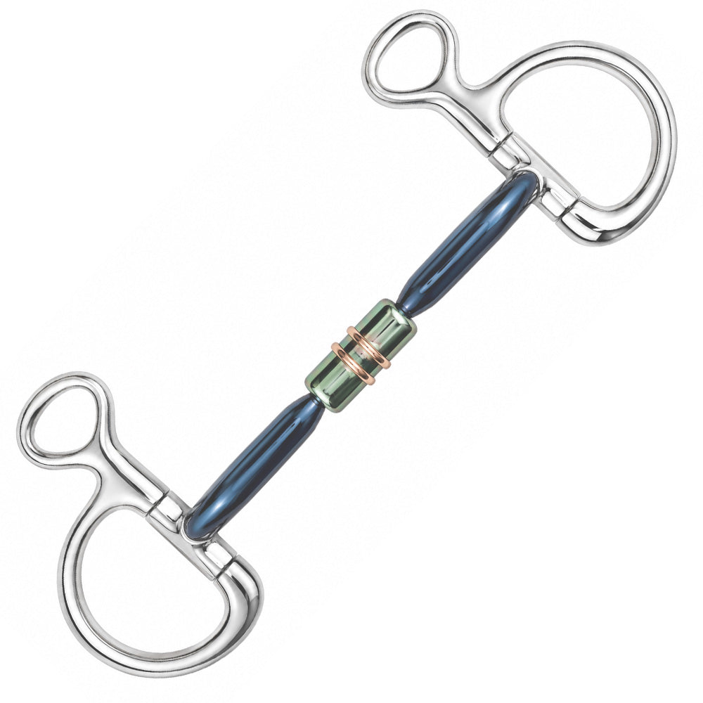 Blue Sweet Iron Copper Roller Mouth Stainless Steel Horse Boucher Bit