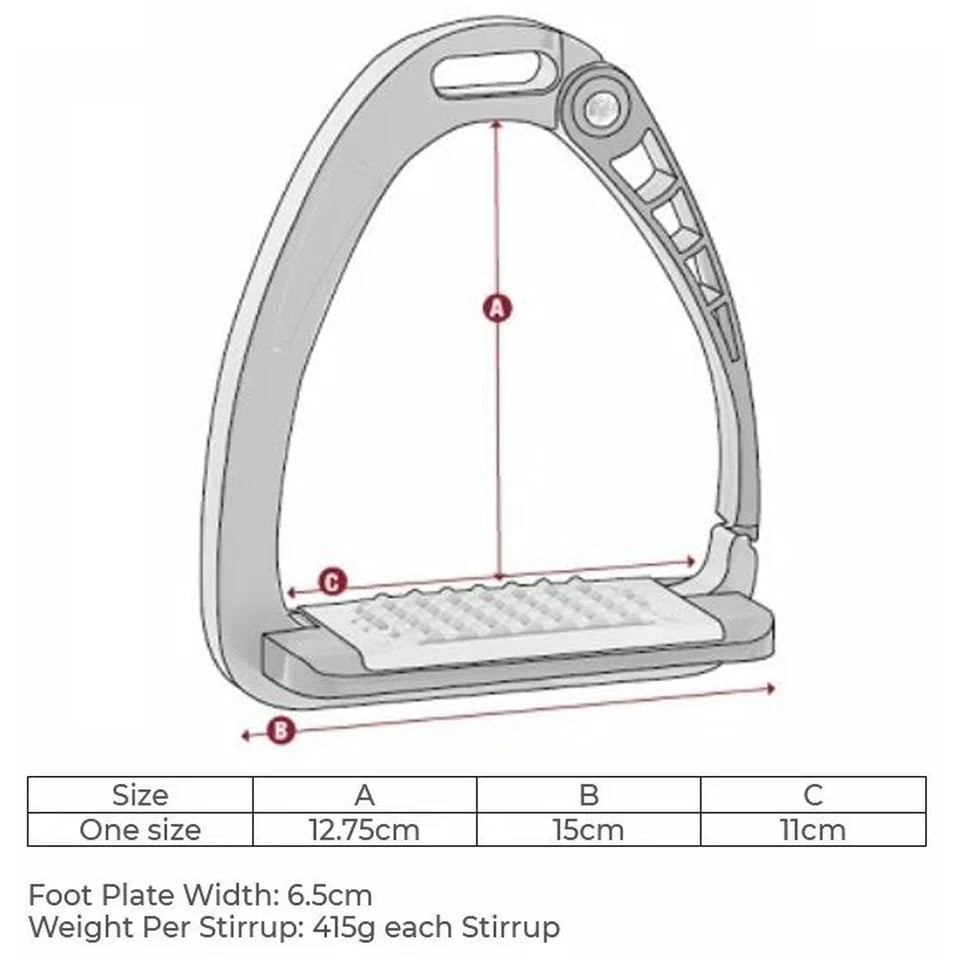 Ecavallo Safety Stirrups Lightweight Horse Riding Aluminum Stirrups