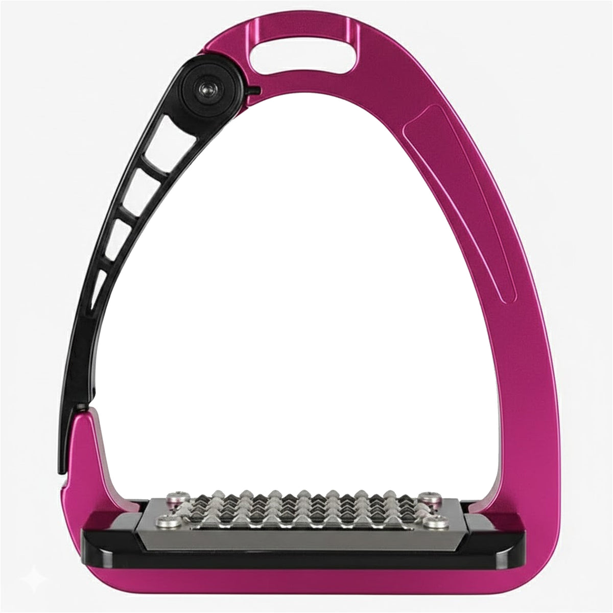 Ecavallo Safety Stirrups Durable Iron Alumionum Equestrain Stirrups Pink