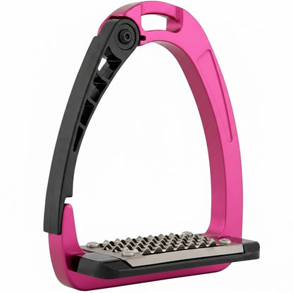 Ecavallo Safety Stirrups Durable Iron Alumionum Equestrain Stirrups Pink