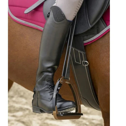 Ecavallo Safety Stirrups Durable Iron Alumionum Equestrain Stirrups Pink
