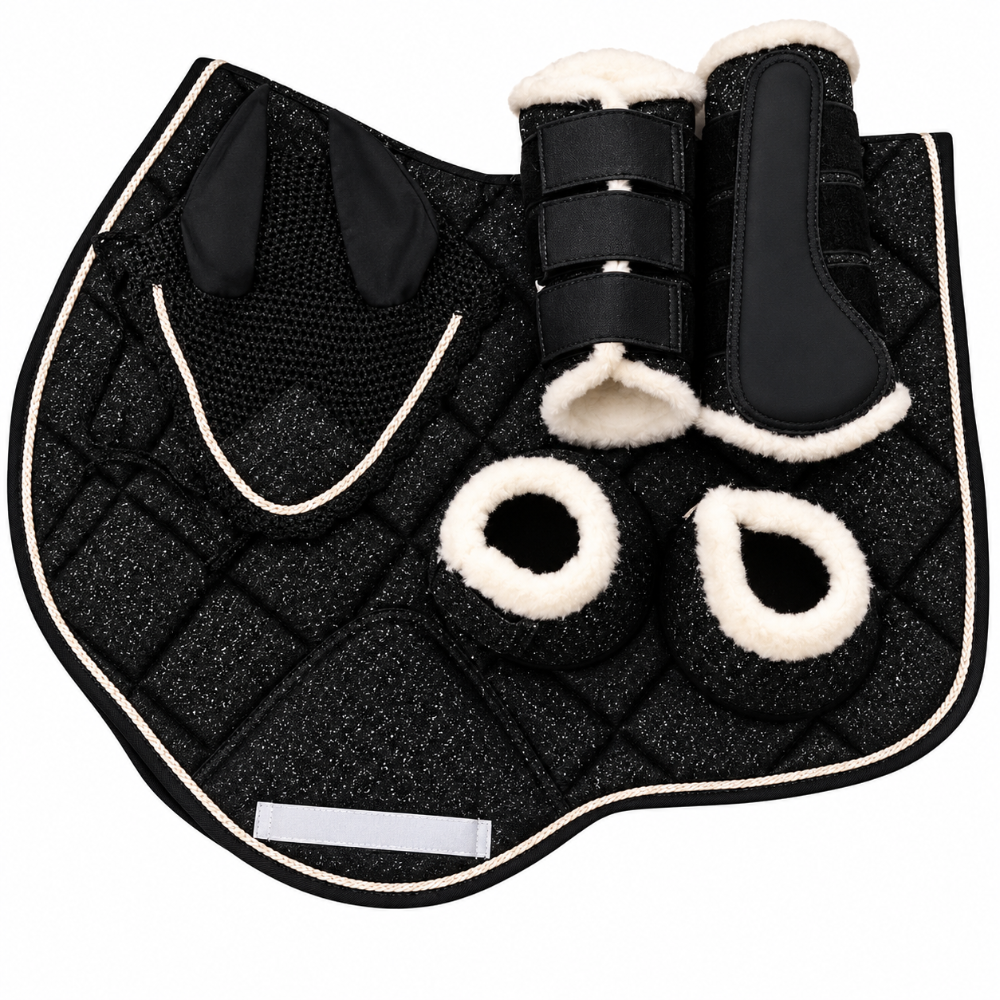 Glitter Saddle Pad Set