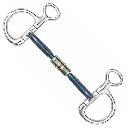 Blue Sweet Iron Copper Roller Mouth Stainless Steel Horse Boucher Bit