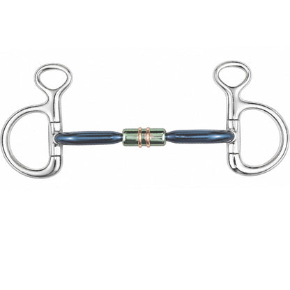 Blue Sweet Iron Copper Roller Mouth Stainless Steel Horse Boucher Bit