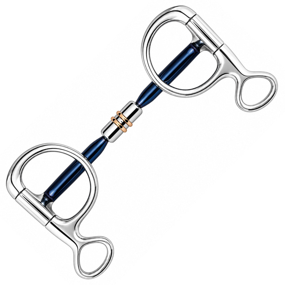 Blue Sweet Iron Copper Roller Mouth Stainless Steel Horse Boucher Bit