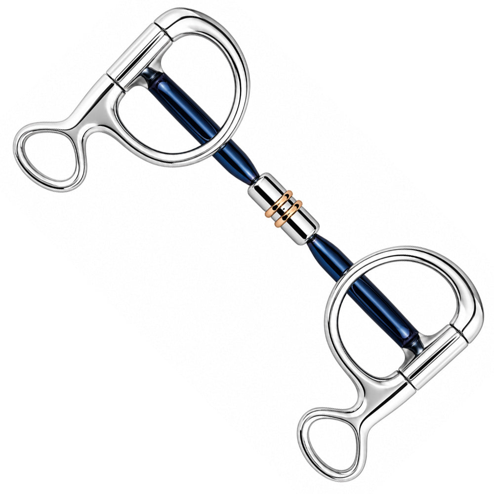 Blue Sweet Iron Copper Roller Mouth Stainless Steel Horse Boucher Bit