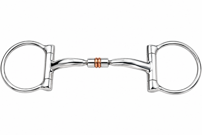 Western Horse D Ring Bit Copper Roller Mouth Stainless Steel Snaffle Bits