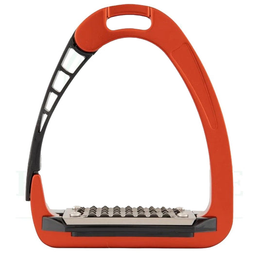 Ecavallo Safety Stirrups Durable Iron Alumionum Quick Release Stirrups Red