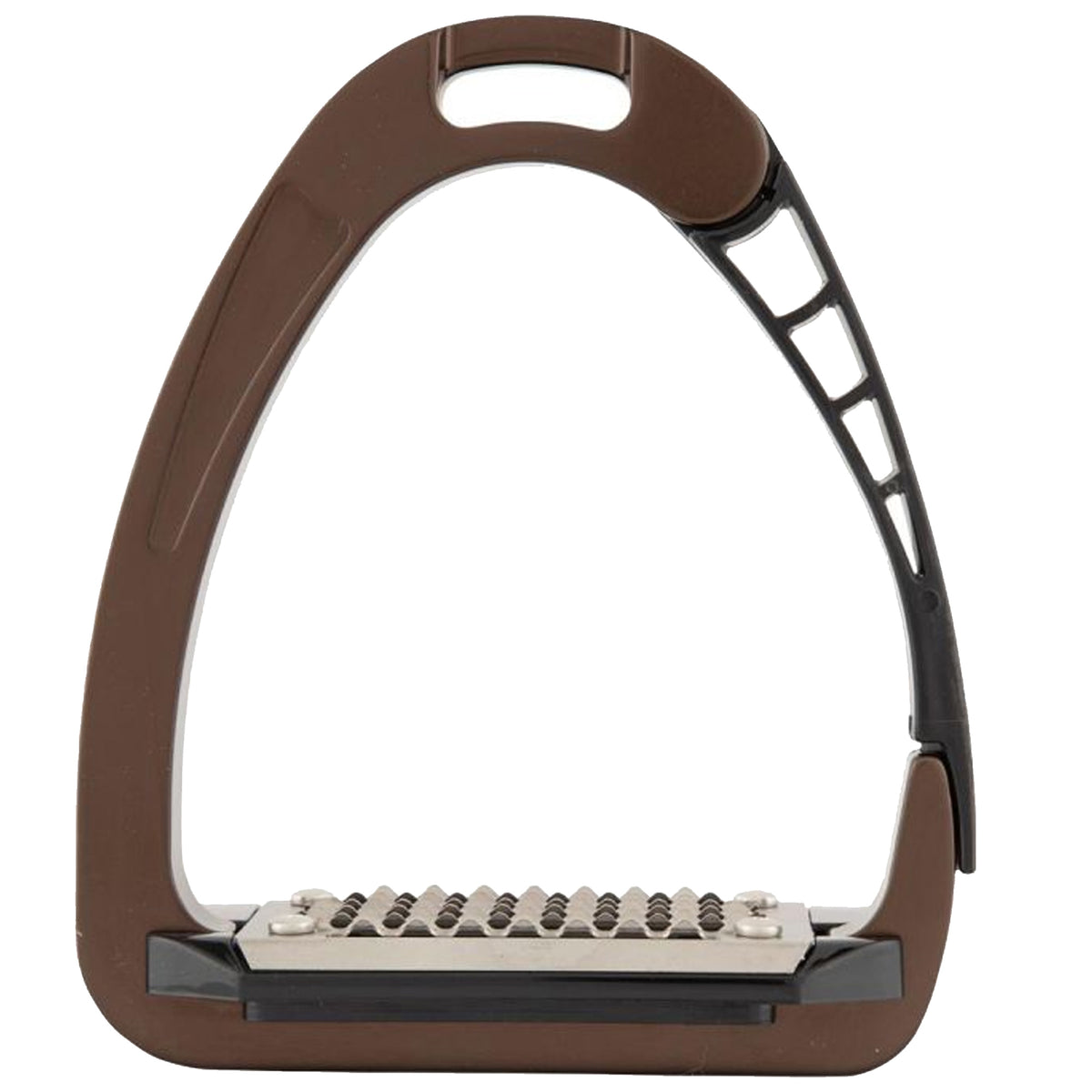Ecavallo Safety Stirrups Durable Iron Alumionum Horse Riding Stirrups Brown
