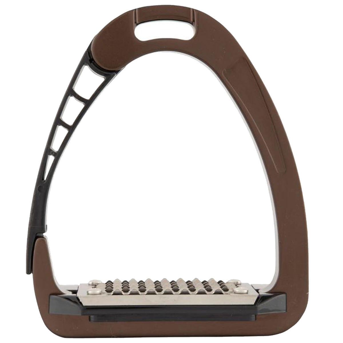 Ecavallo Safety Stirrups Durable Iron Alumionum Horse Riding Stirrups Brown