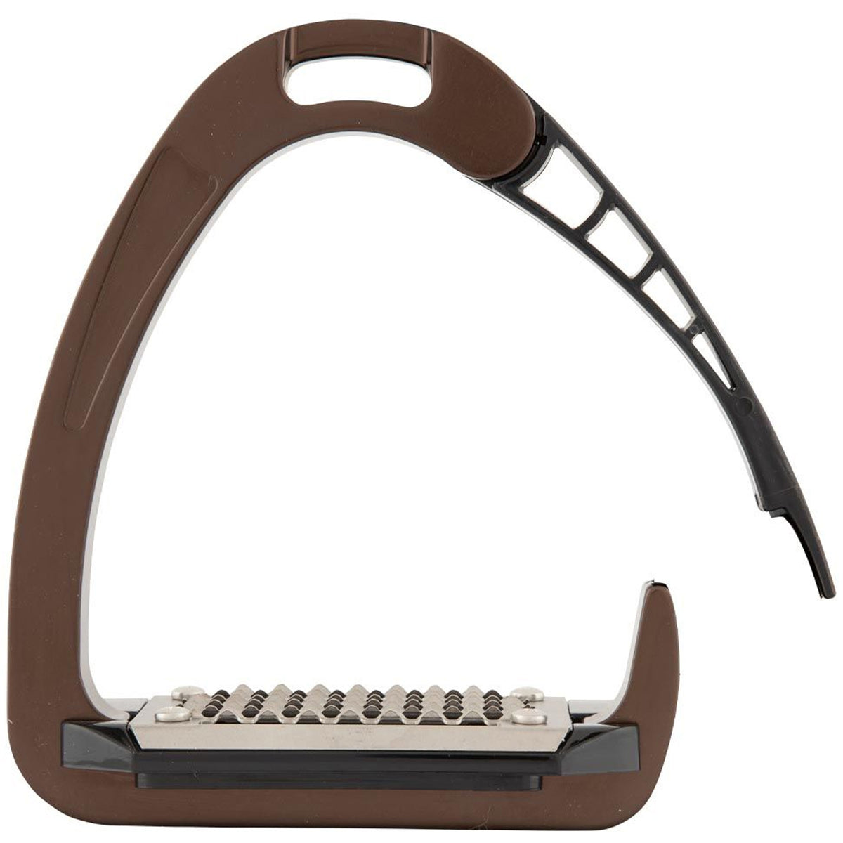 Ecavallo Safety Stirrups Durable Iron Alumionum Horse Riding Stirrups Brown