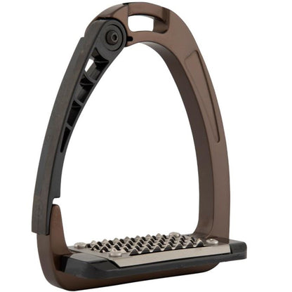 Ecavallo Safety Stirrups Durable Iron Alumionum Horse Riding Stirrups Brown