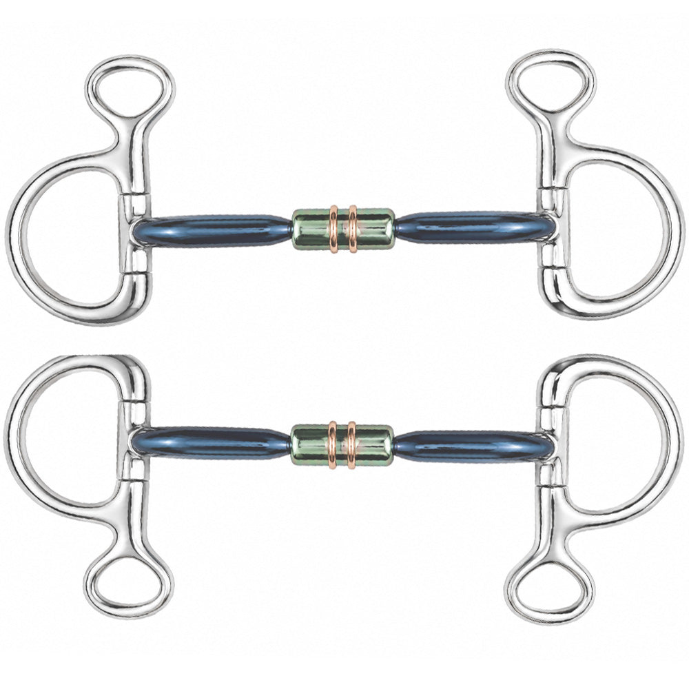 Blue Sweet Iron Copper Roller Mouth Stainless Steel Horse Boucher Bit