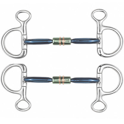 Blue Sweet Iron Copper Roller Mouth Stainless Steel Horse Boucher Bit