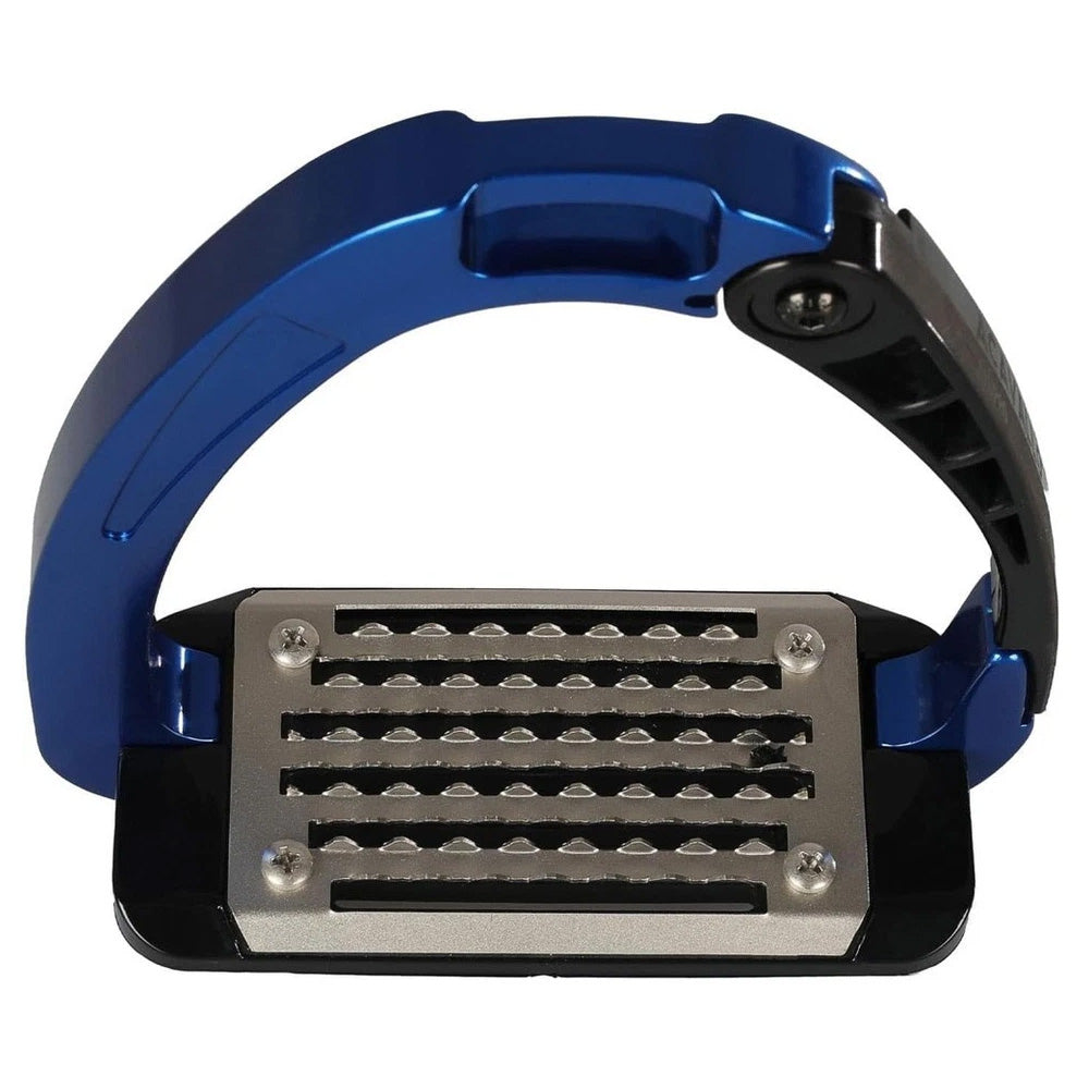Ecavallo Safety Stirrups Durable Iron Alumionum English Stirrups Blue