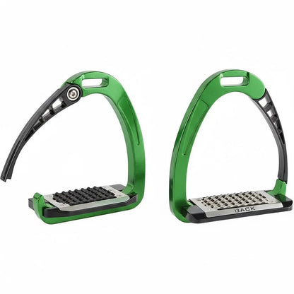Ecavallo Safety Stirrups Durable IronQuick Release  Alumionum Stirrups Green