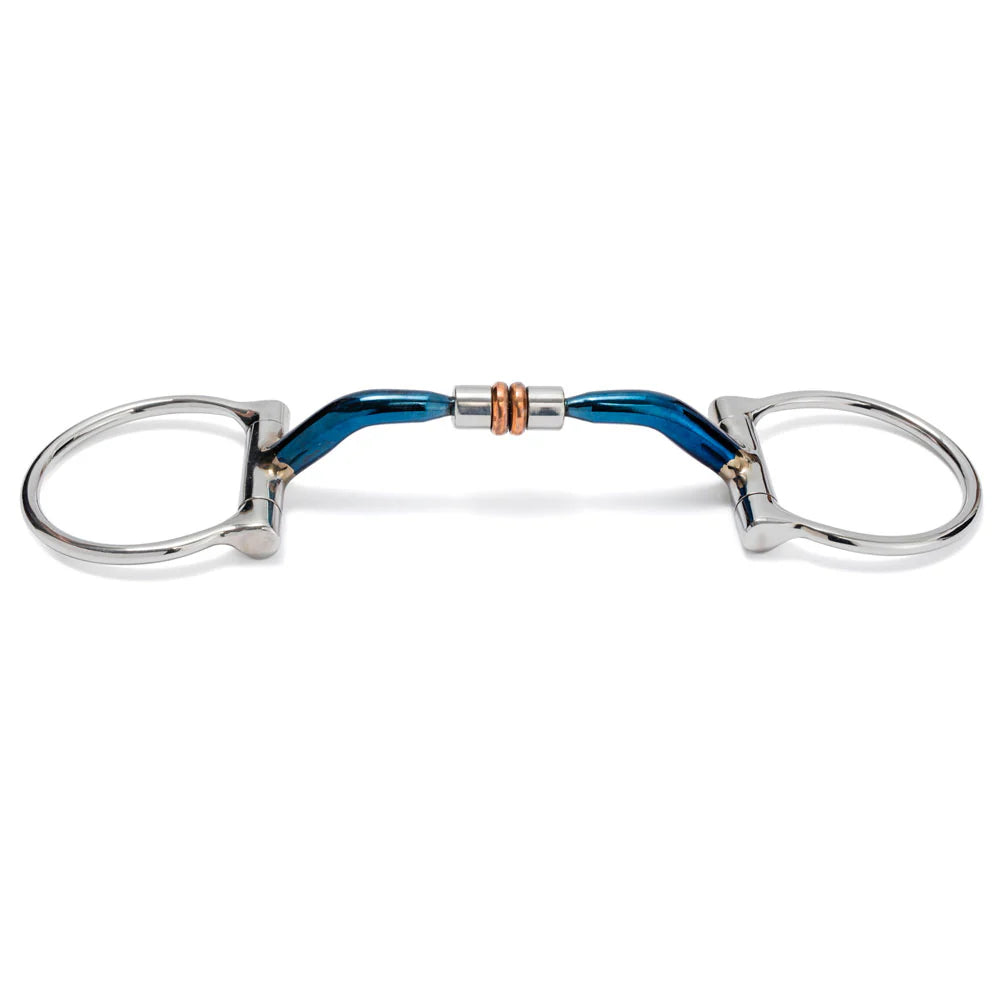 Blue Sweet Iron Copper Roller Mouth Western Horse Bit
