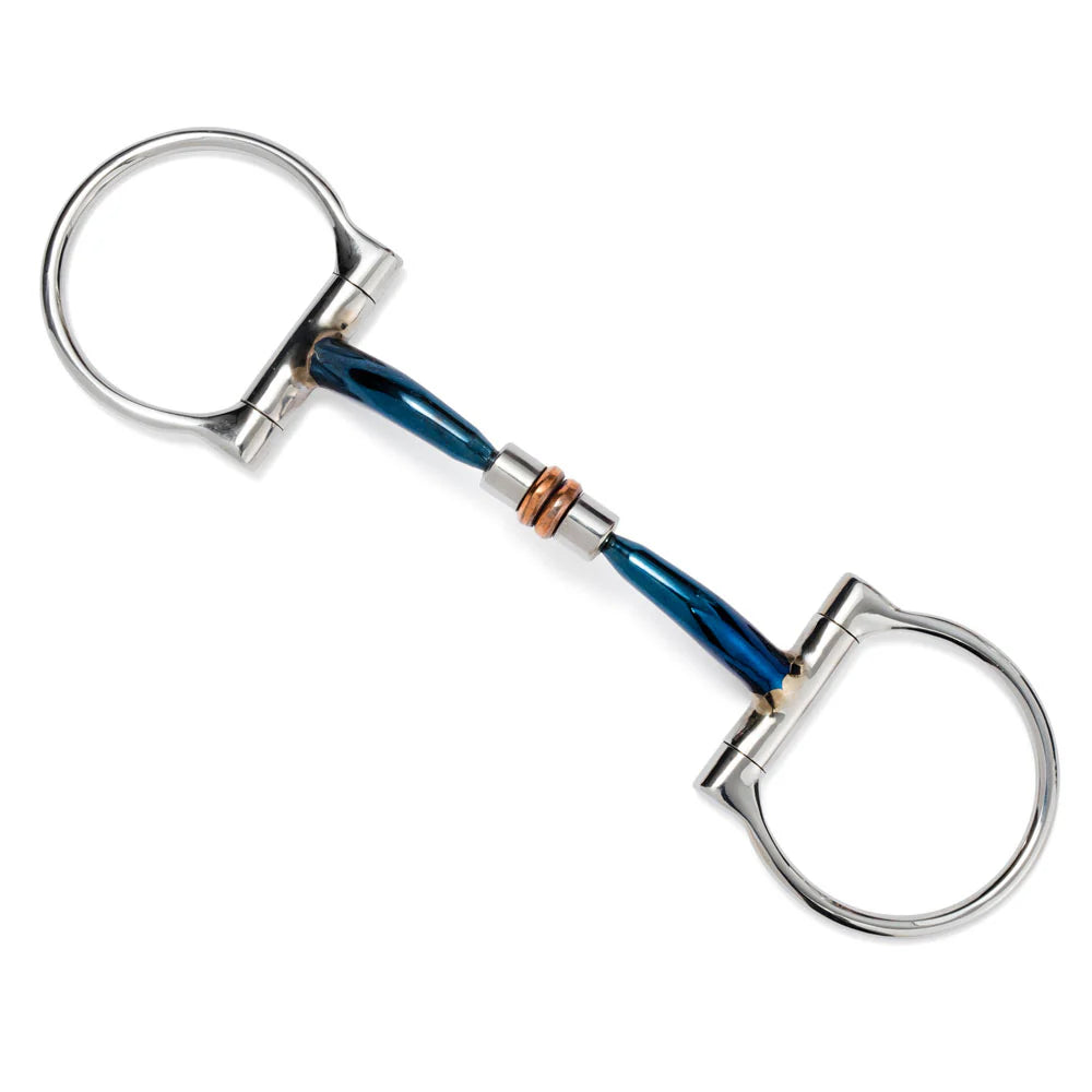 Blue Sweet Iron Copper Roller Mouth Western Horse Bit