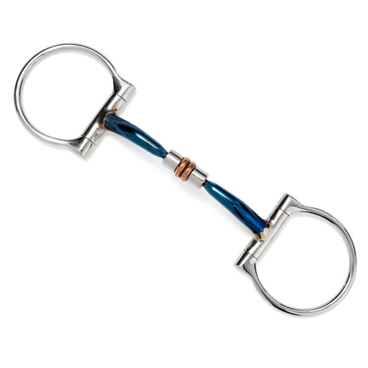Blue Sweet Iron Copper Roller Mouth Western Horse Bit